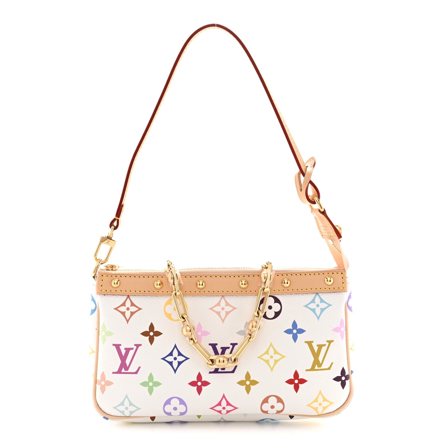 Louis Vuitton LV X TM Monogram Multicolor Pochette Accessories White 1 of 10