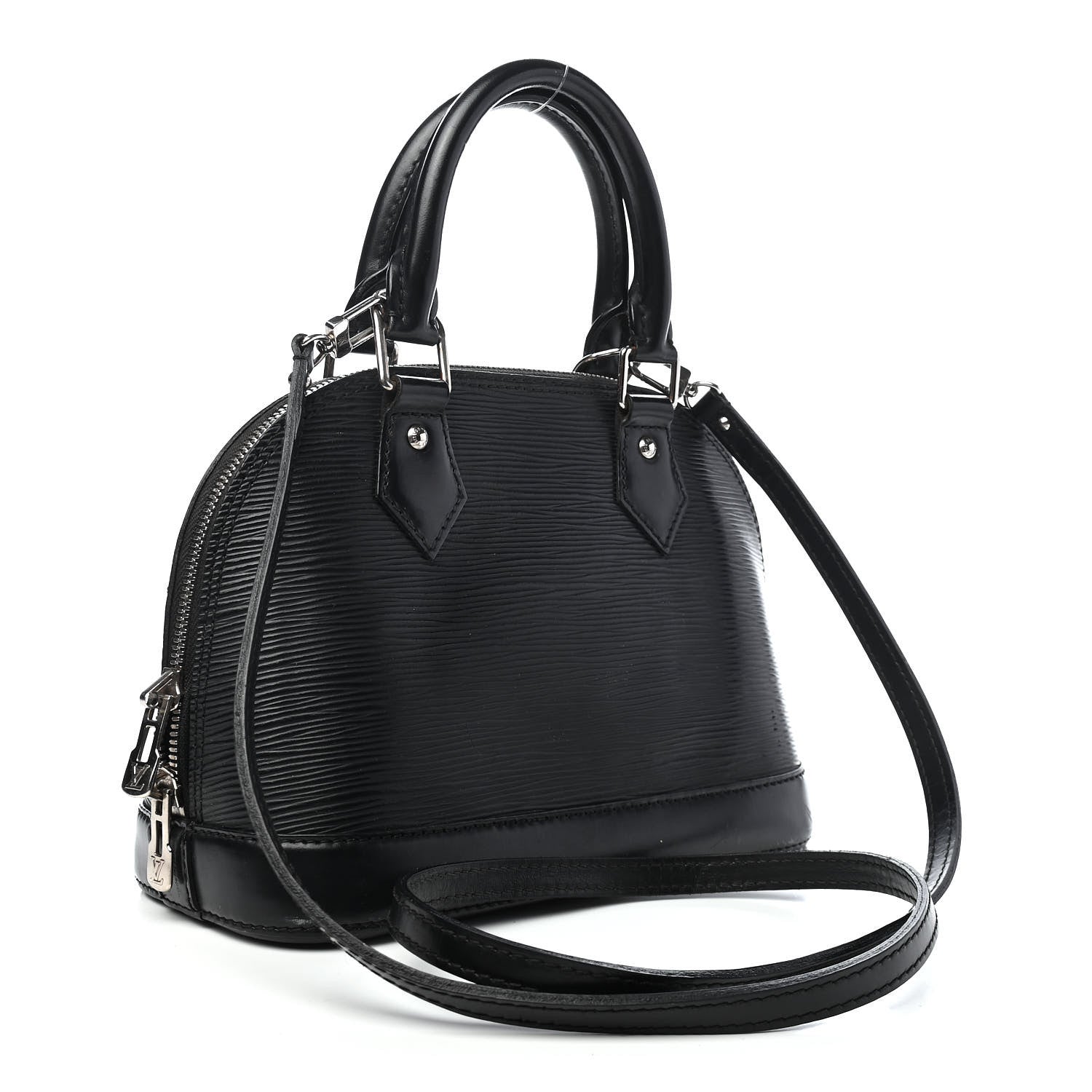 Louis Vuitton Epi Alma BB Black 3 of 11