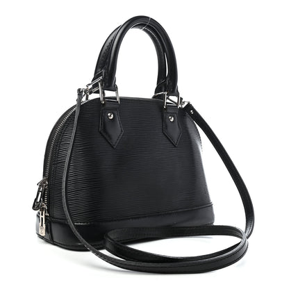 Louis Vuitton Epi Alma BB Black 3 of 11