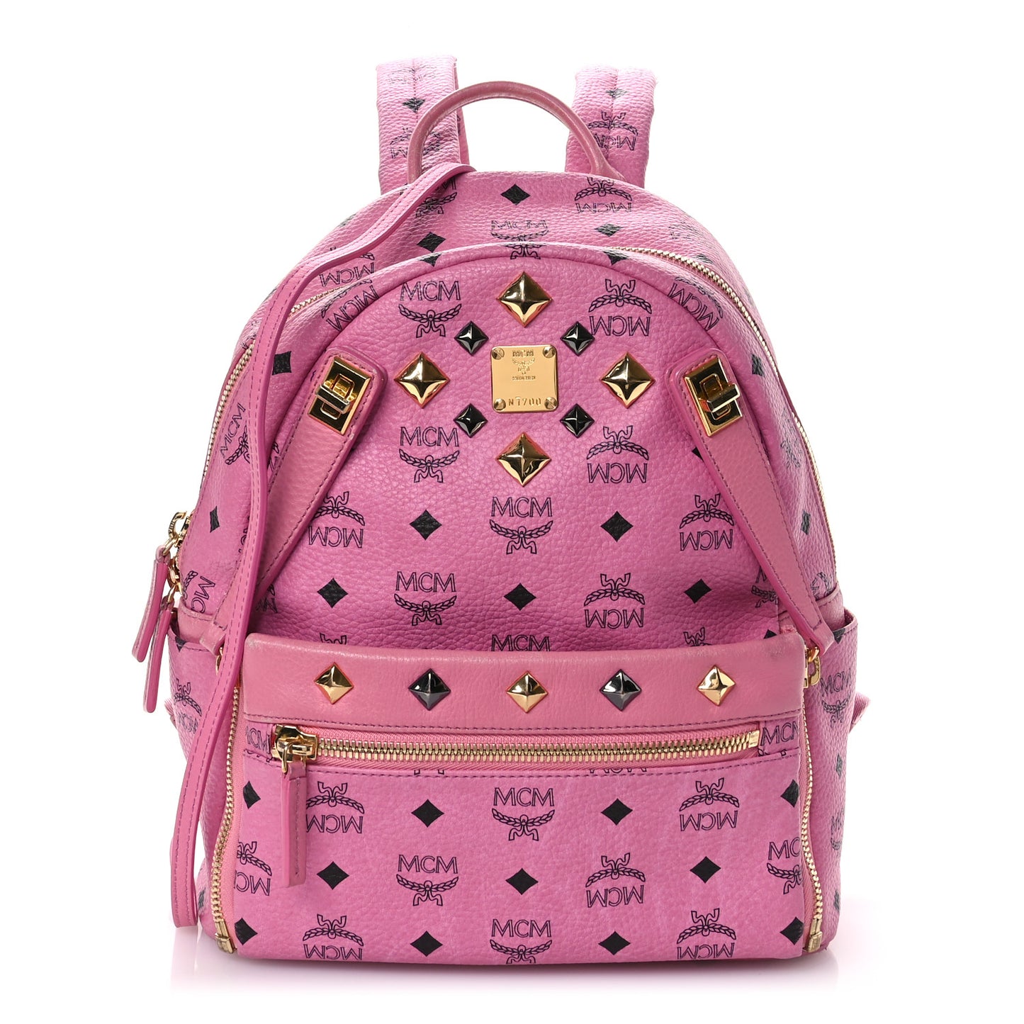 Visetos Studded Small Dual Stark Backpack Pink