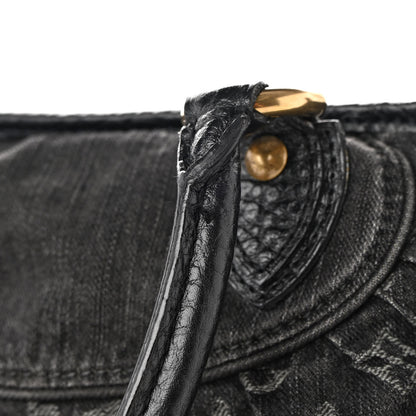 Louis Vuitton Denim Neo Cabby MM Black 14 of 20