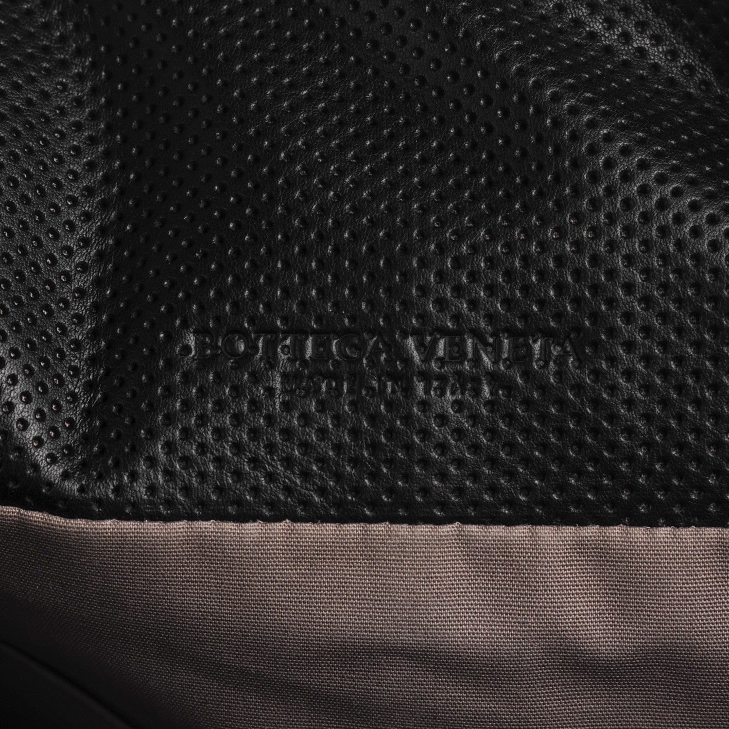 Bottega Veneta Perforated Calfskin Cabriolet Messenger Nero Black 6 of 9