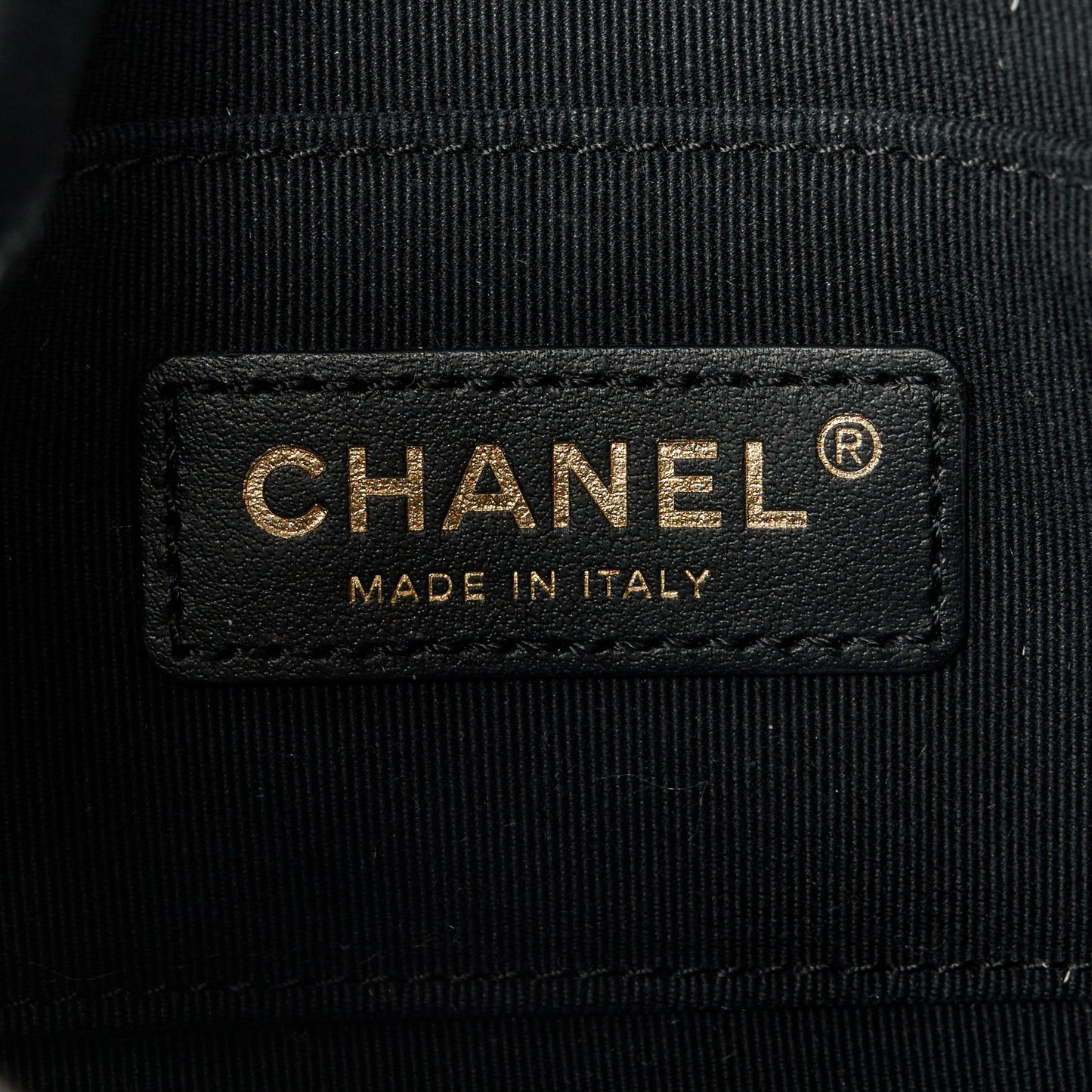 Lambskin Quilted Mini Lacquered Chain Flap Black