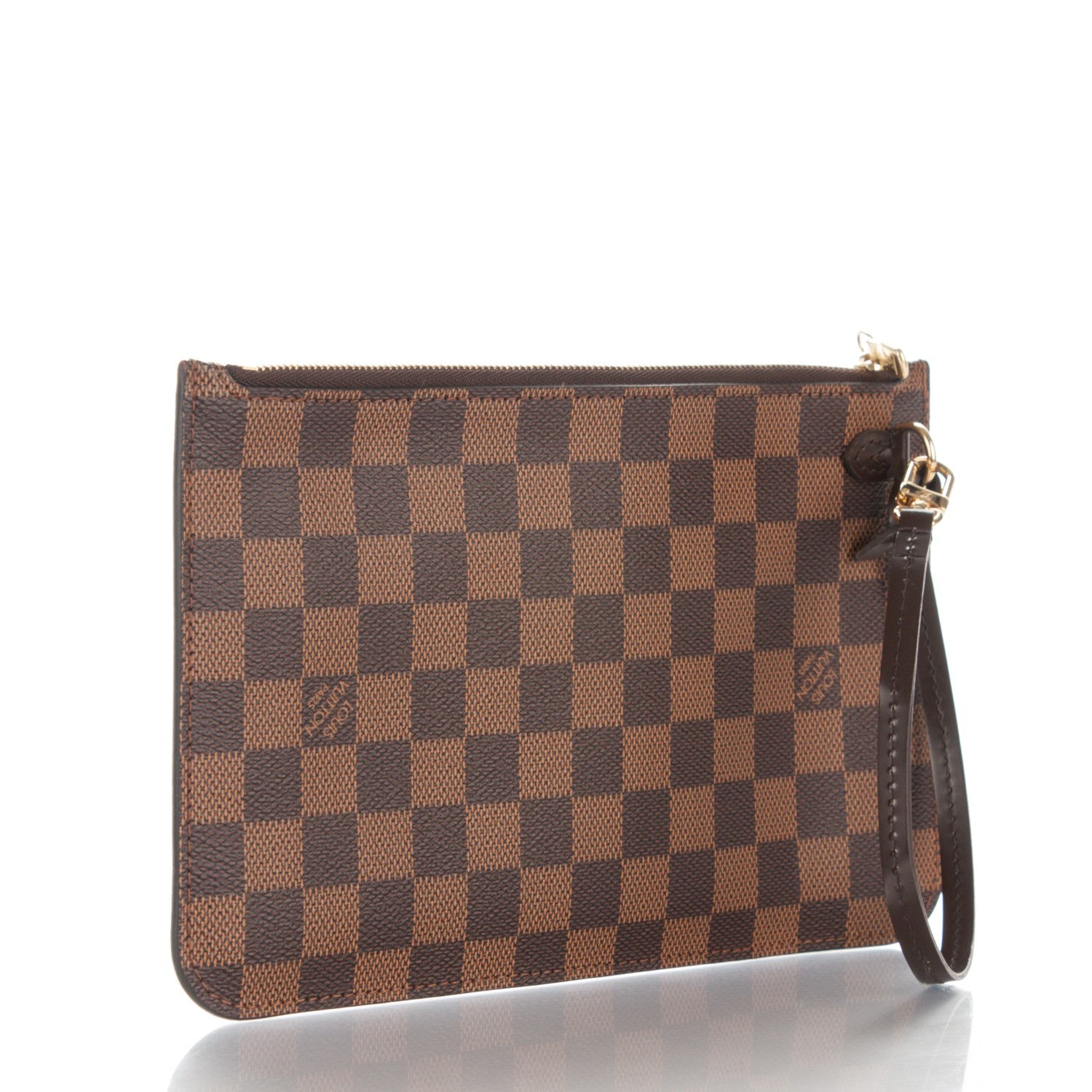 Louis Vuitton Damier Ebene Neverfull MM GM Pochette 3 of 8