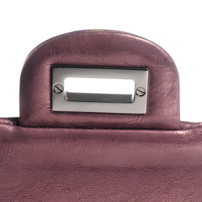 Chanel Calfskin 2.55 Reissue 226 Flap Metallic Rose Fonce 6 of 9