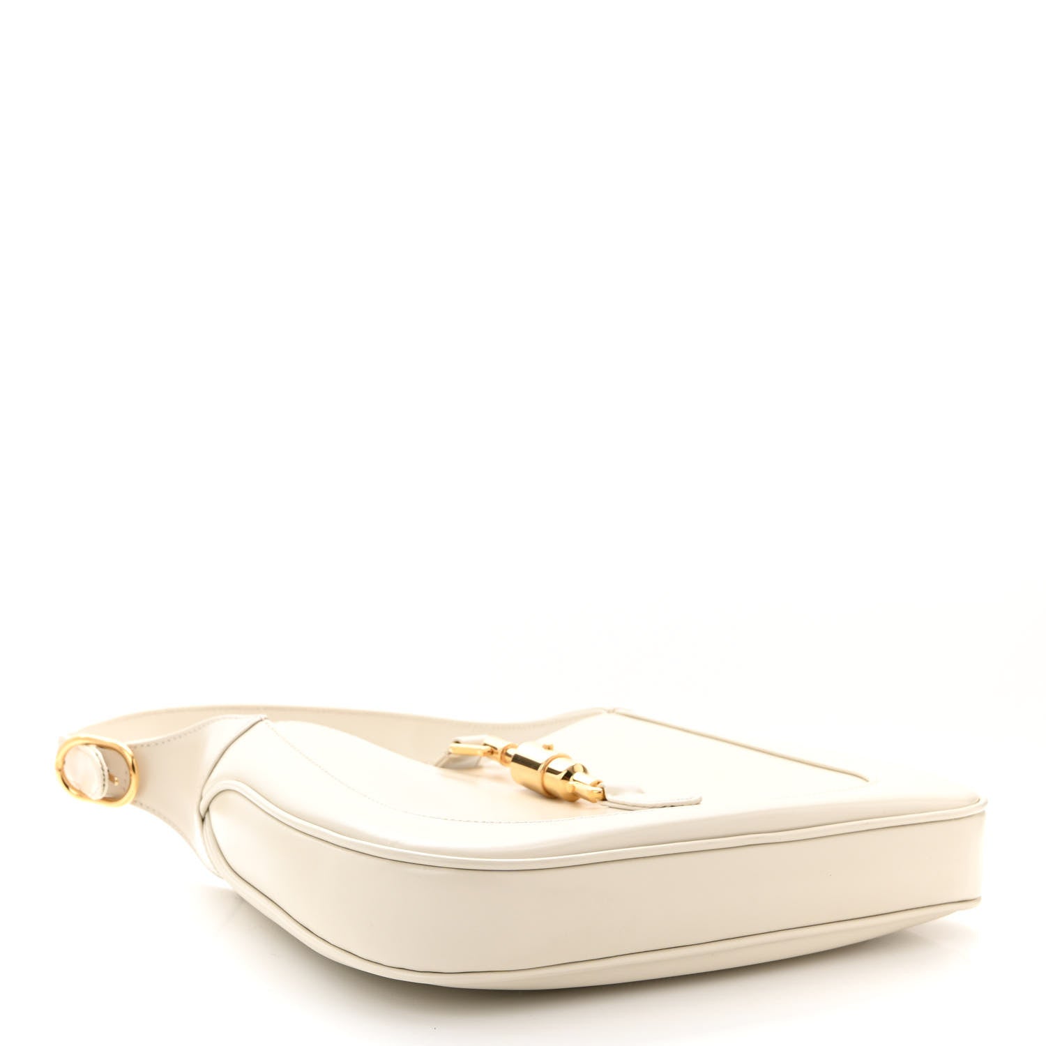 Gucci Boarded Dyana Lux Calfskin Small Jackie 1961 Hobo Mystic White 4 of 11