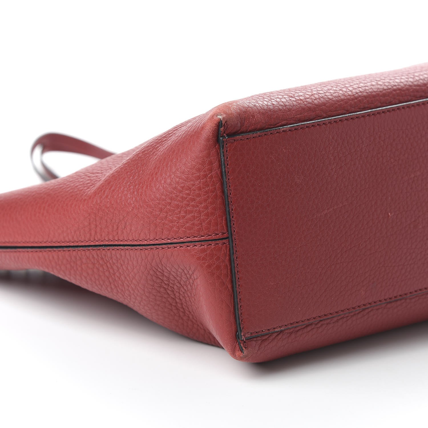 Valentino Garavani Grained Calfskin Rockstud Shoulder Tote Rosso Valentino 6 of 12