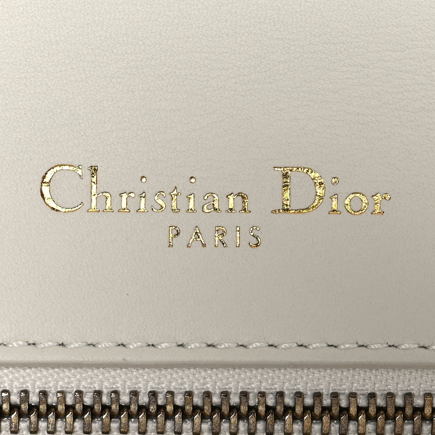 Christian Dior Lambskin Studded Medium Diorama Flap Bag Latte 6 of 10