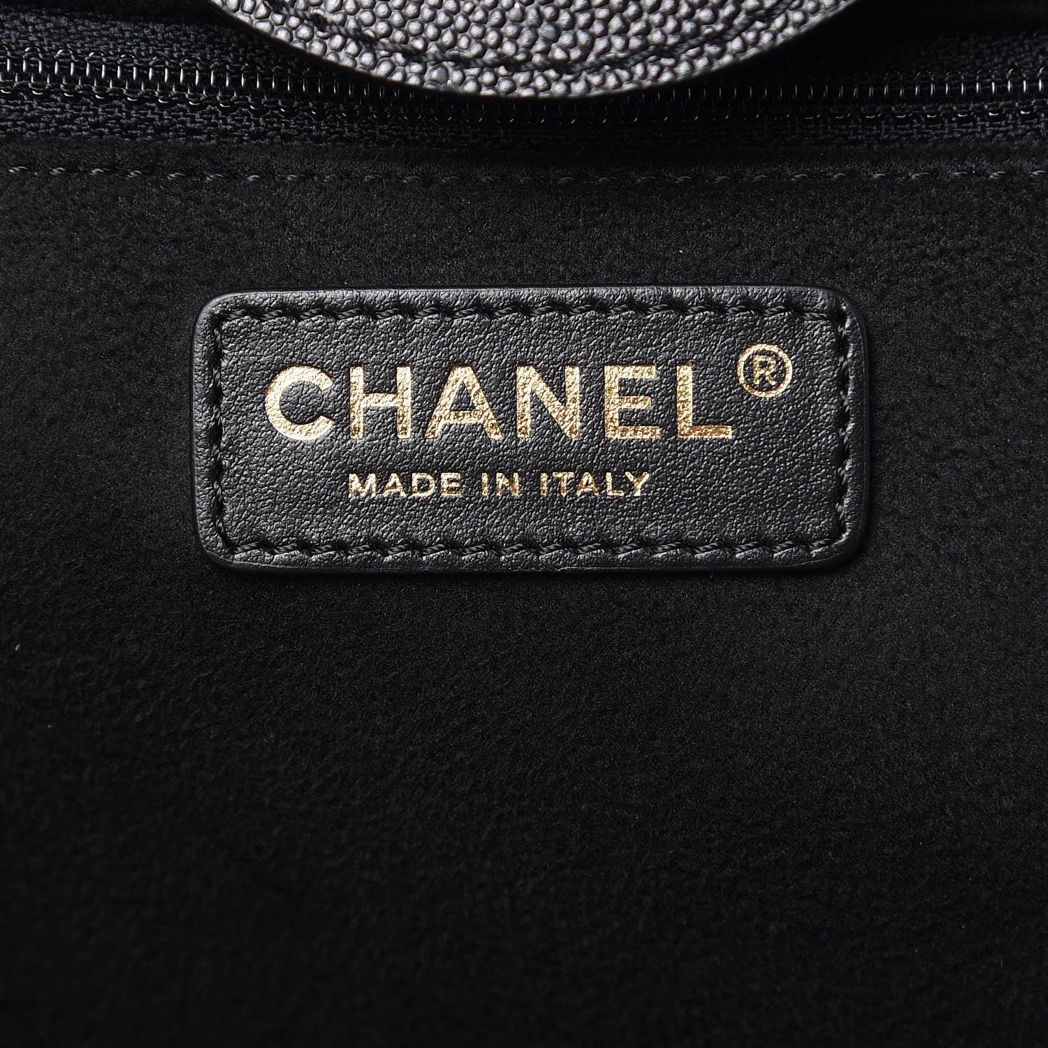 Chanel Caviar Small Studded Deauville Tote Black 6 of 10
