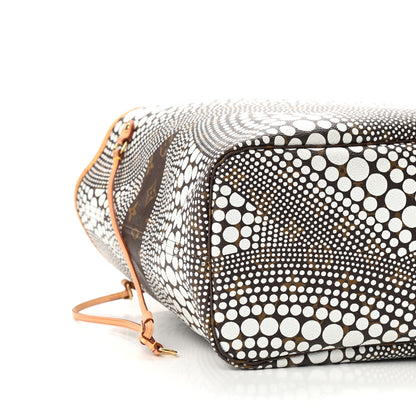 Louis Vuitton Monogram Kusama Waves Neverfull MM White 8 of 9