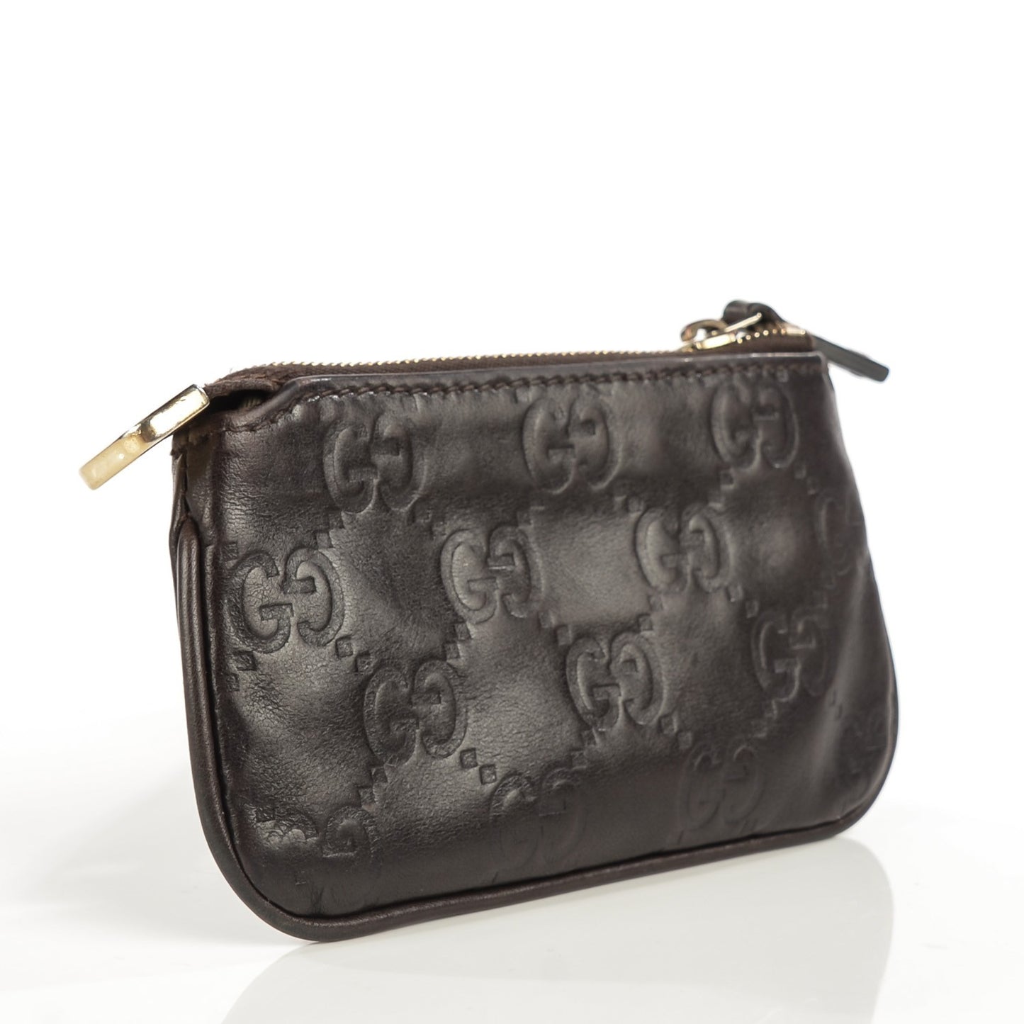 Guccissima Key Case Chocolate