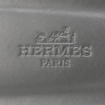 Hermes Box Calfskin Oran Sandals 37 Black 14 of 20