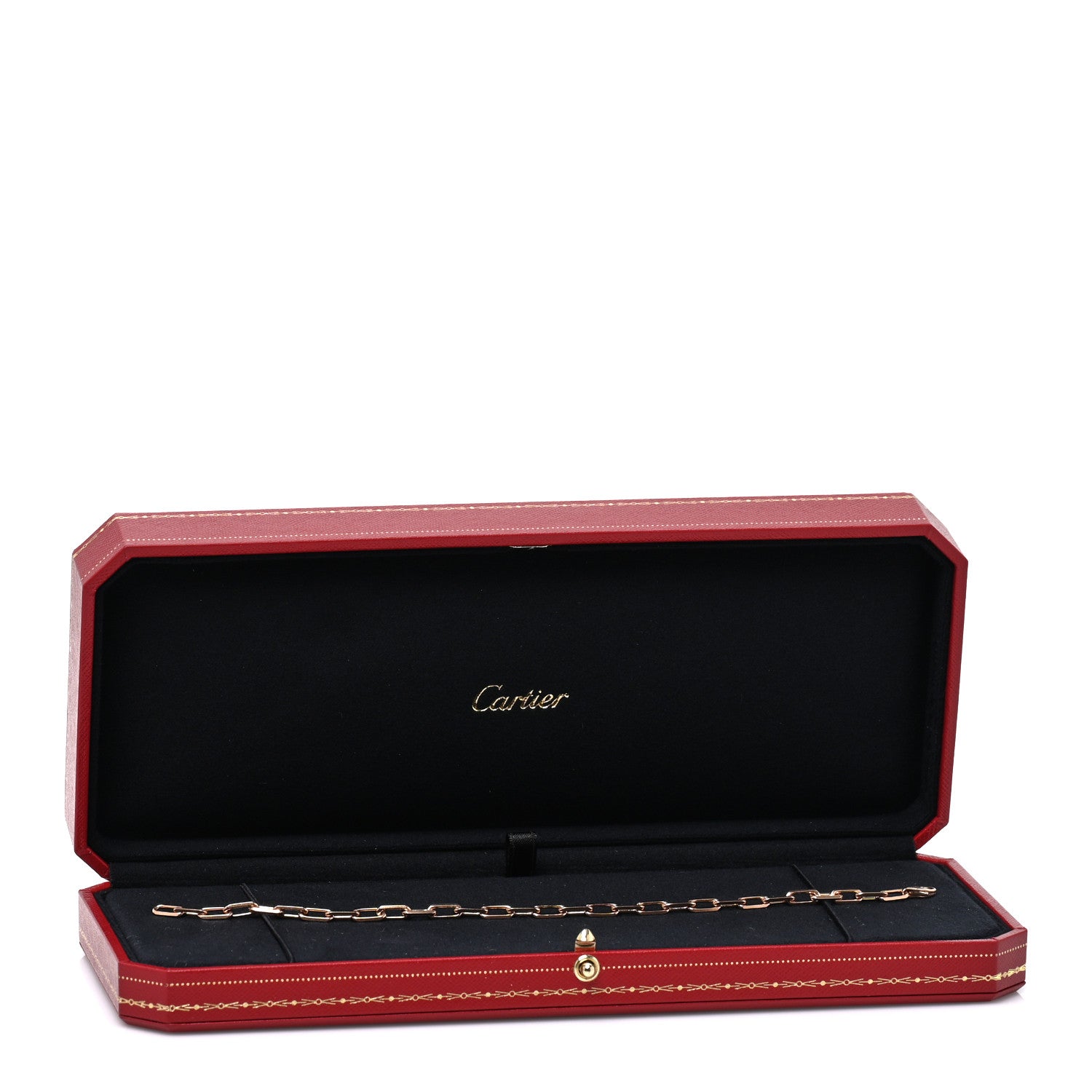 Cartier 18K Pink Gold Spartacus Link Chain Bracelet 1854460