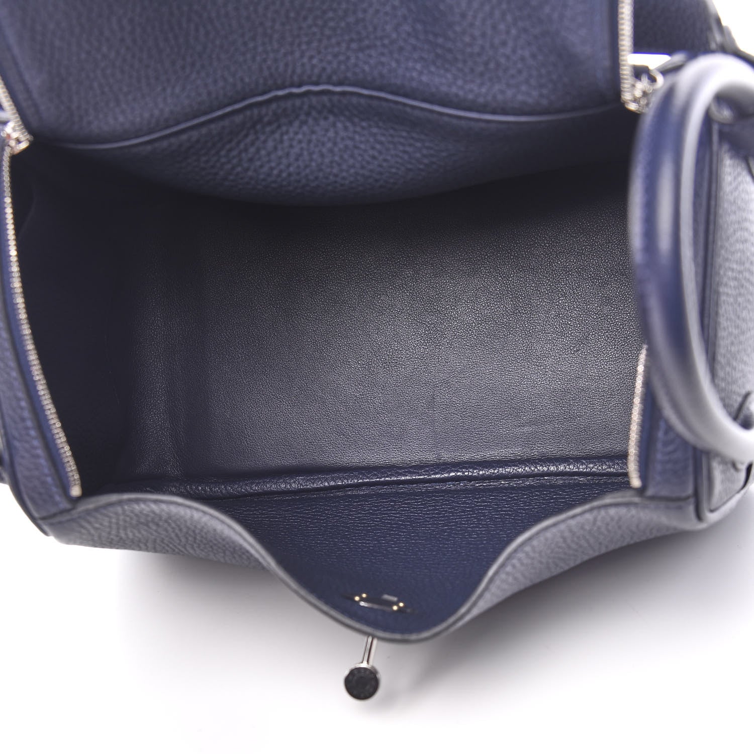 Hermes Taurillon Clemence Lindy 26 Bleu Nuit 4 of 10
