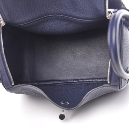 Hermes Taurillon Clemence Lindy 26 Bleu Nuit 4 of 10