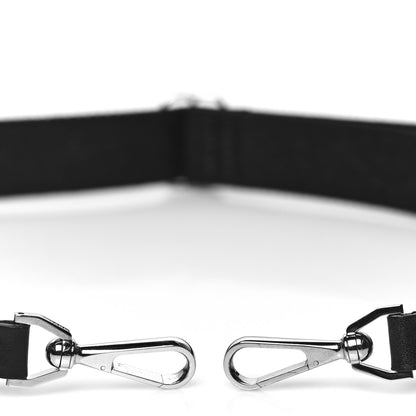 Goyard Canvas Calfskin Adjustable Shoulder Strap Black 3 of 6