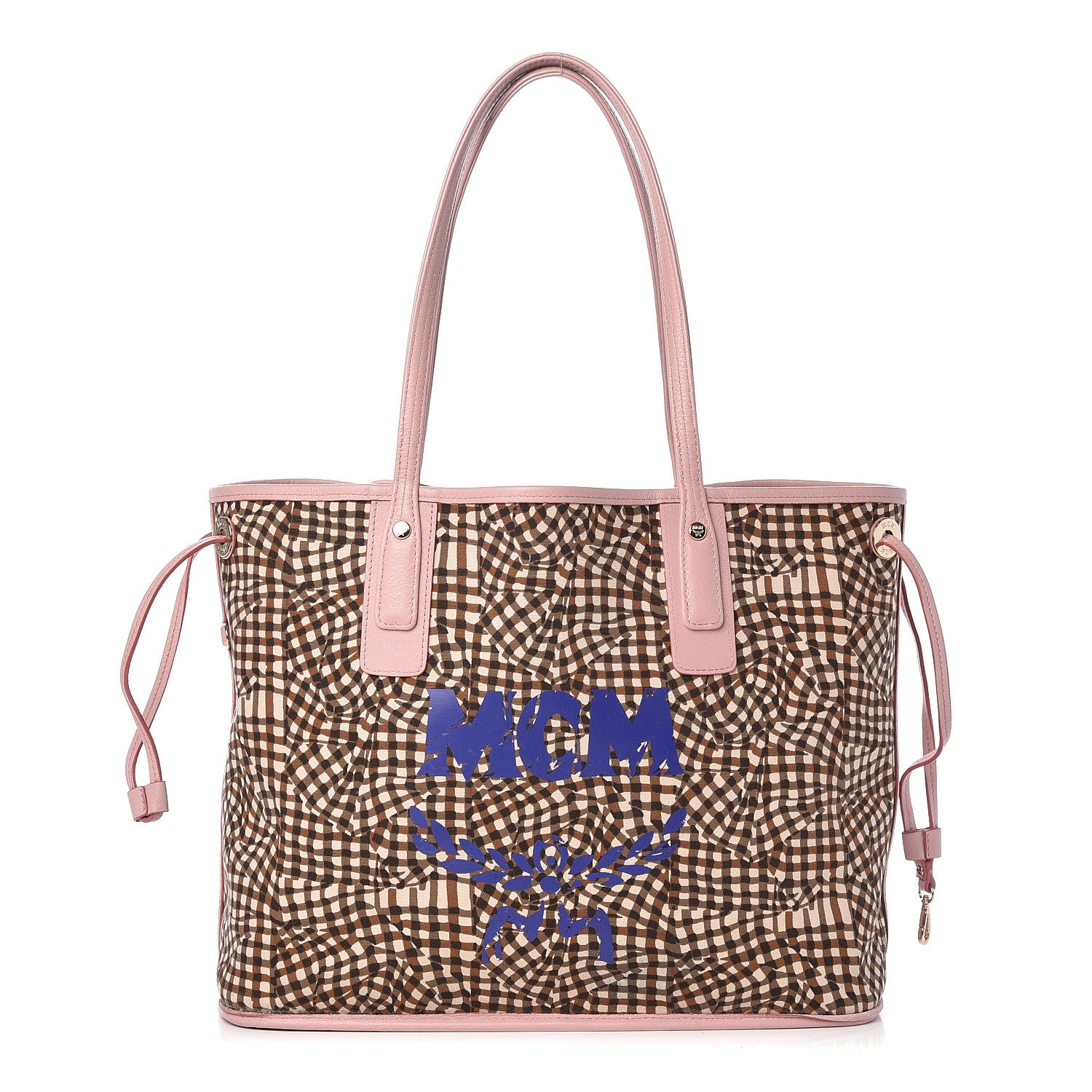 MCM Visetos Medium Liz Reversible Shopper Tote Soft Pink 3 of 21