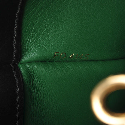 Louis Vuitton Calfskin City Steamer PM Noir Vert Acide 7 of 7