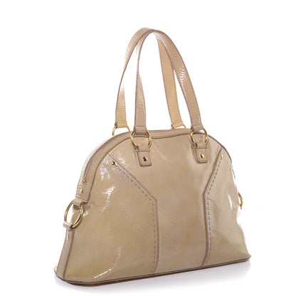 Saint Laurent Patent Large Muse Beige 3 of 8