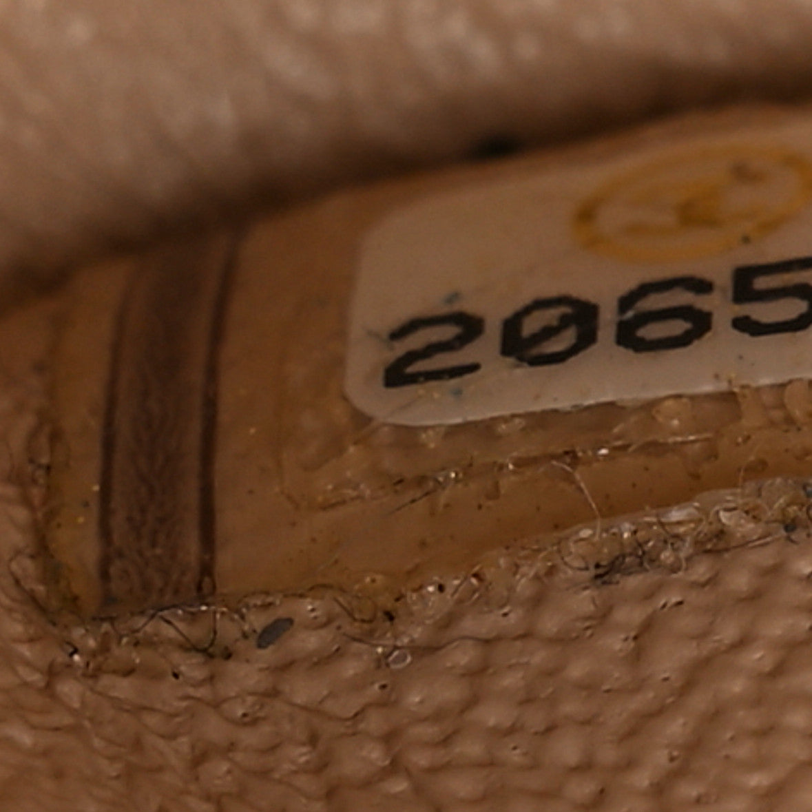Caviar Quilted Medium Double Flap Beige