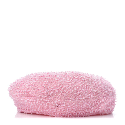 Chanel Nylon Wool Tweed CC Beret M Pink 1 of 4