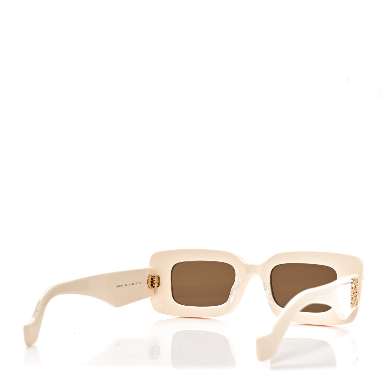 Loewe Acetate Rectangular Sunglasses LW40101I Ivory 4 of 6