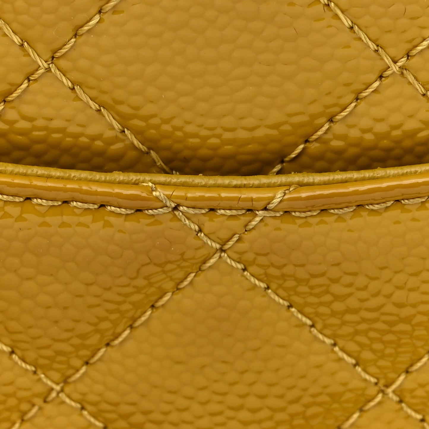 Patent Caviar Quilted 2.55 Reissue 226 Flap Yellow