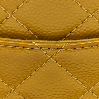 Chanel Patent Caviar Quilted 2.55 Reissue 226 Flap Yellow 12 of 14