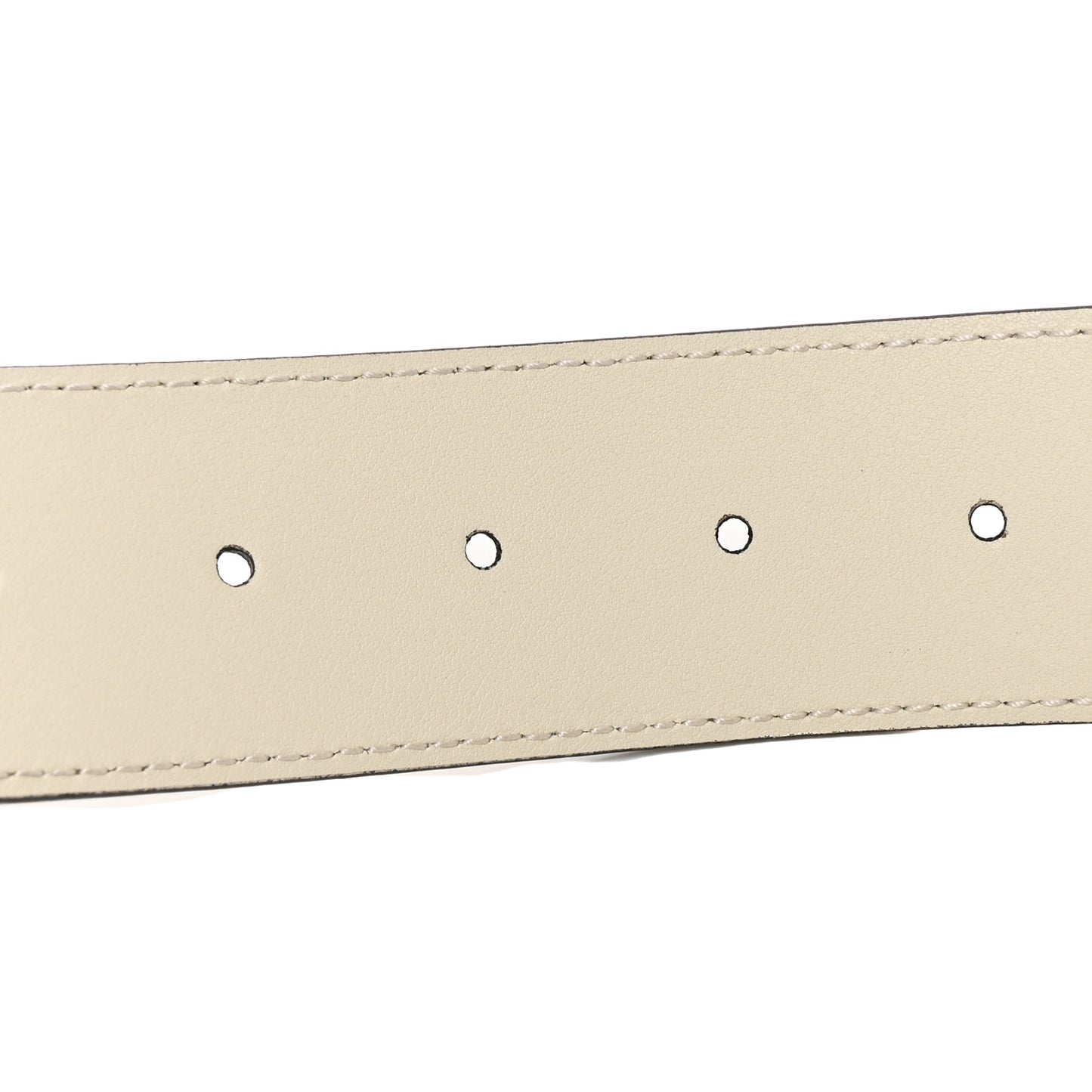 Calfskin Double G 40mm Belt 80 32 Mystic White