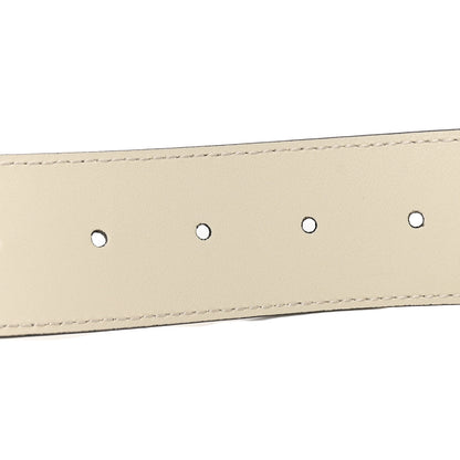 Gucci Calfskin Double G 40mm Belt 80 32 Mystic White 3 of 5