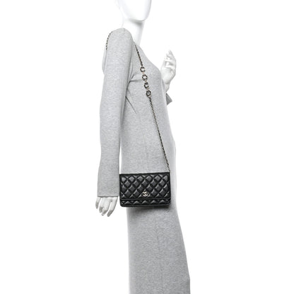 Chanel Caviar Quilted Miss Coco Wallet On Chain WOC Black 2 of 14