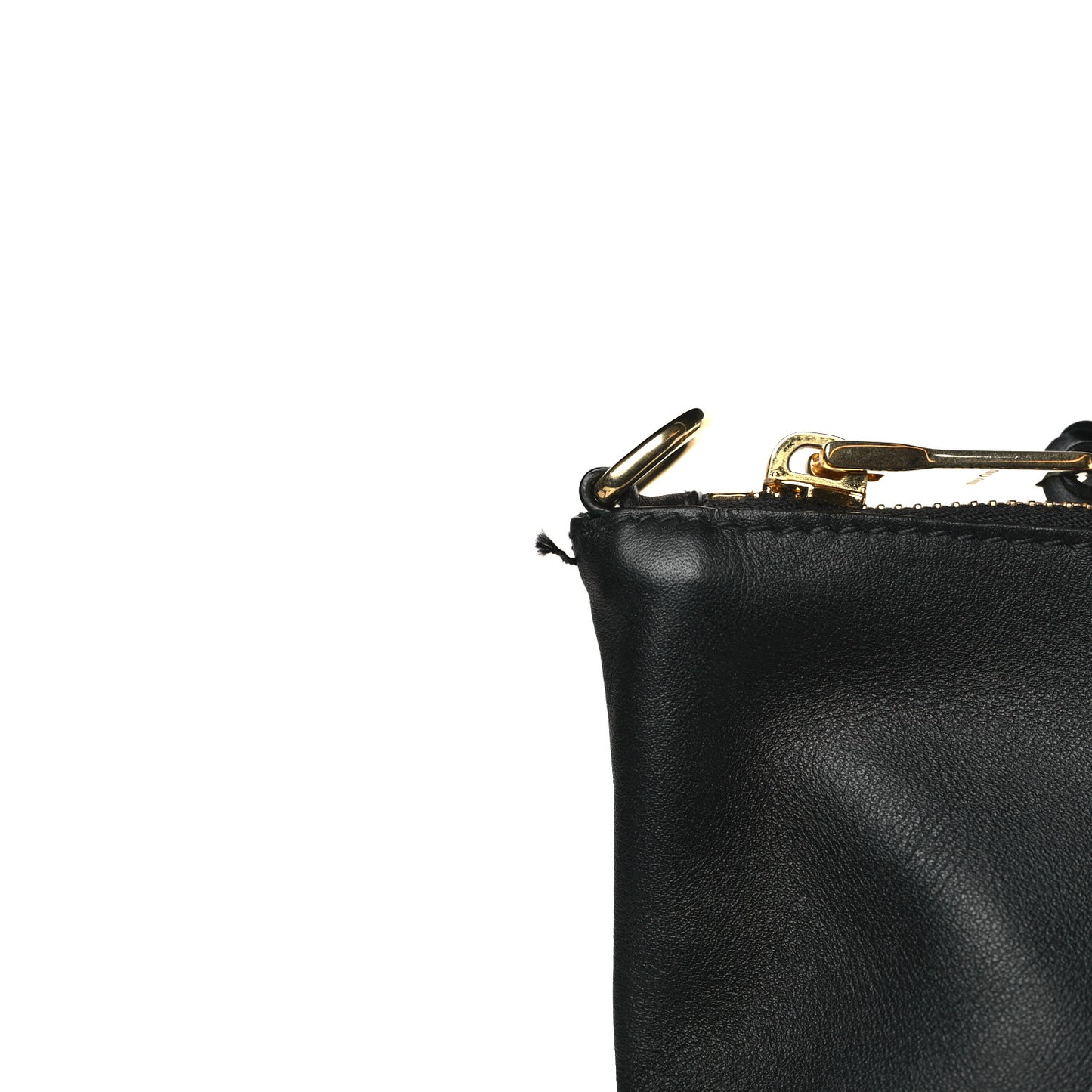 Soft Calf Softy Shoulder Bag Black