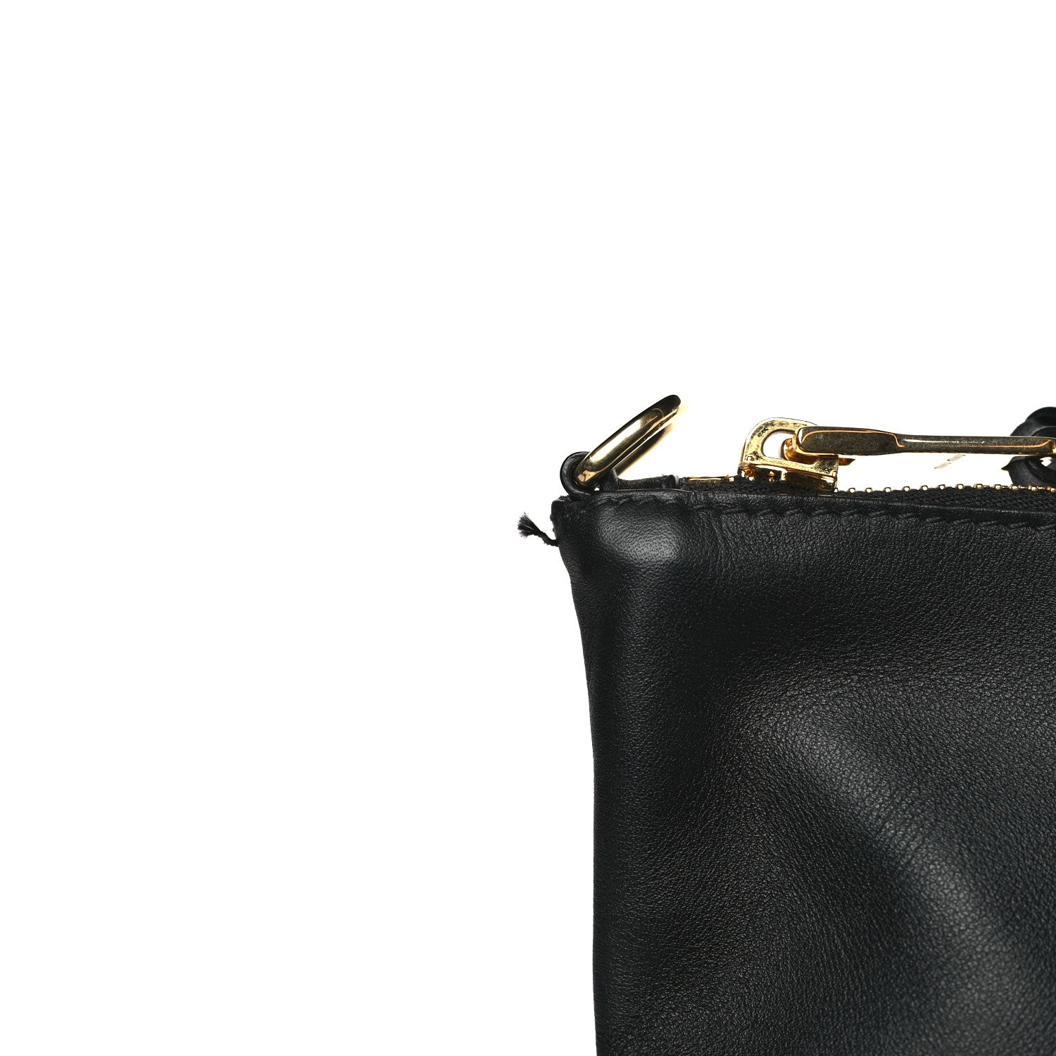 Miu Miu Soft Calf Softy Shoulder Bag Black 9 of 9