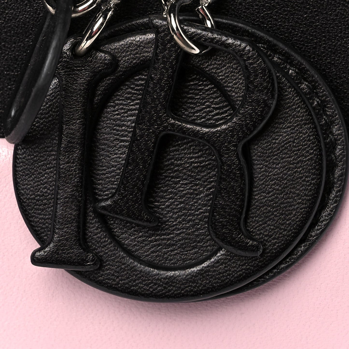 Calfskin Large Lady Dior Pockets Black