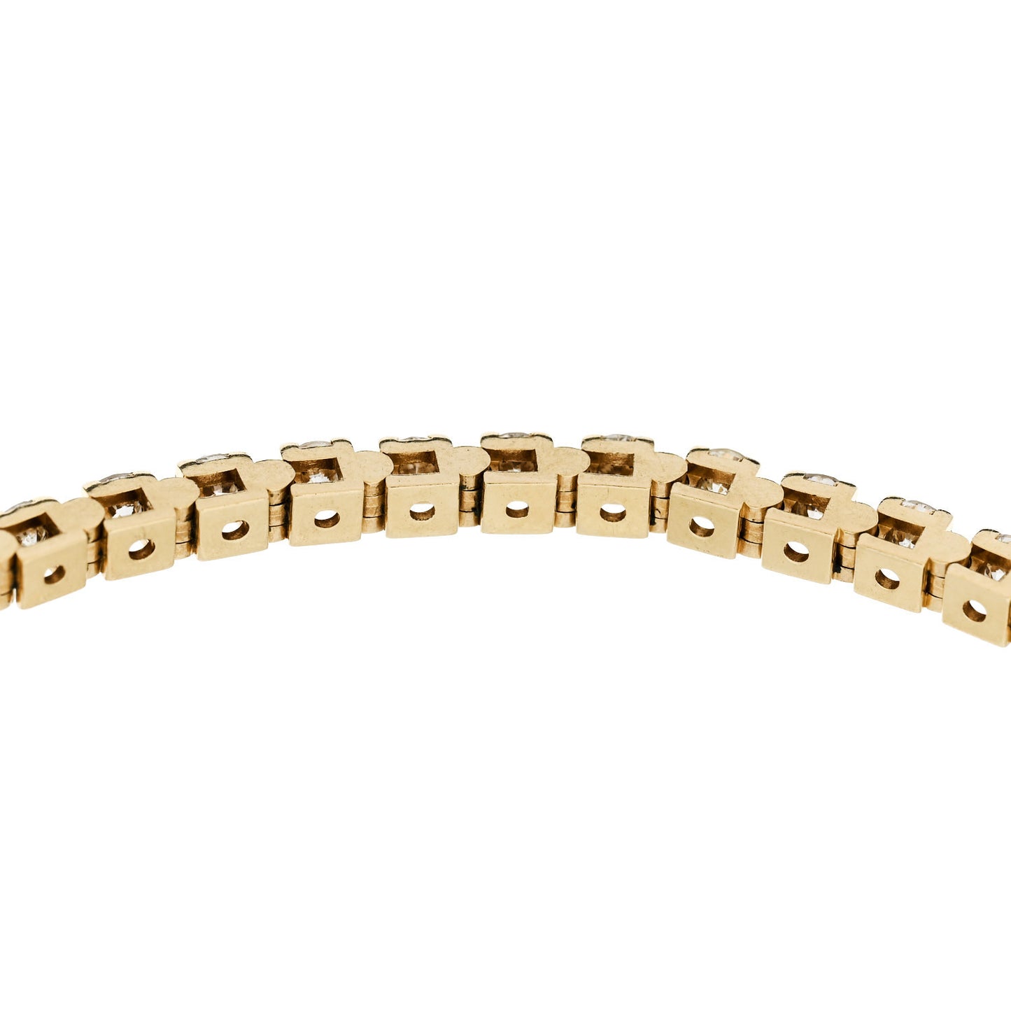 PARKER & WEST BY FASHIONPHILE 14K White Gold Diamond 1.50ctw Bracelet