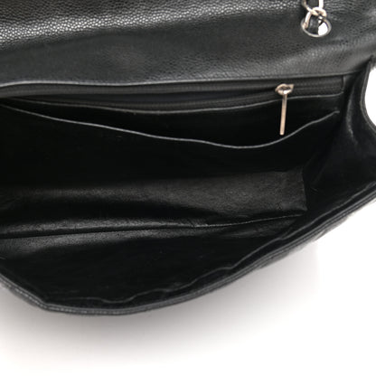 Chanel Caviar Quilted Maxi Single Flap Black 5 of 9