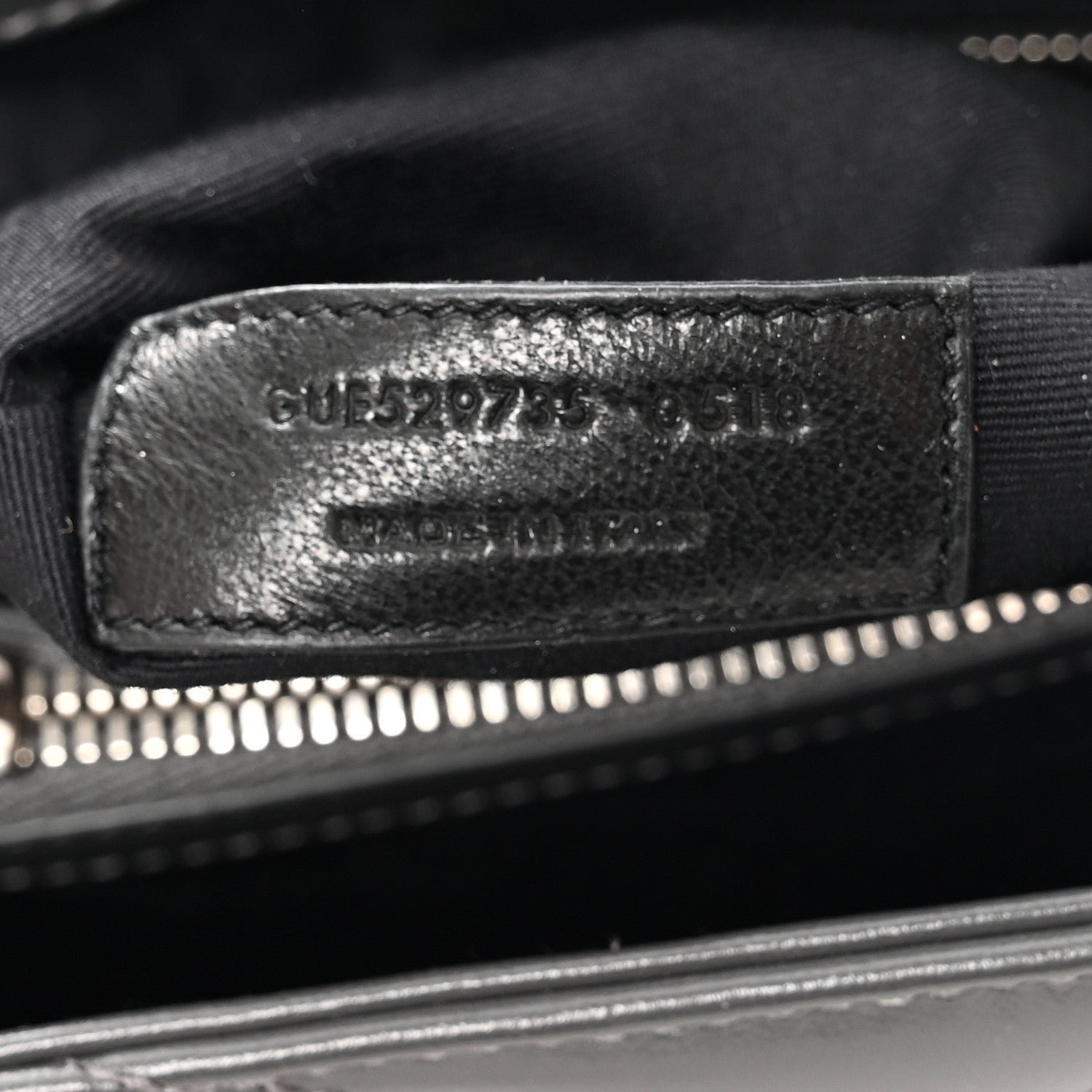 Saint Laurent Calfskin Y Quilted Monogram Medium Loulou Satchel Storm 7 of 10
