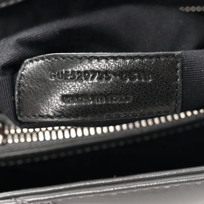 Saint Laurent Calfskin Y Quilted Monogram Medium Loulou Satchel Storm 7 of 10