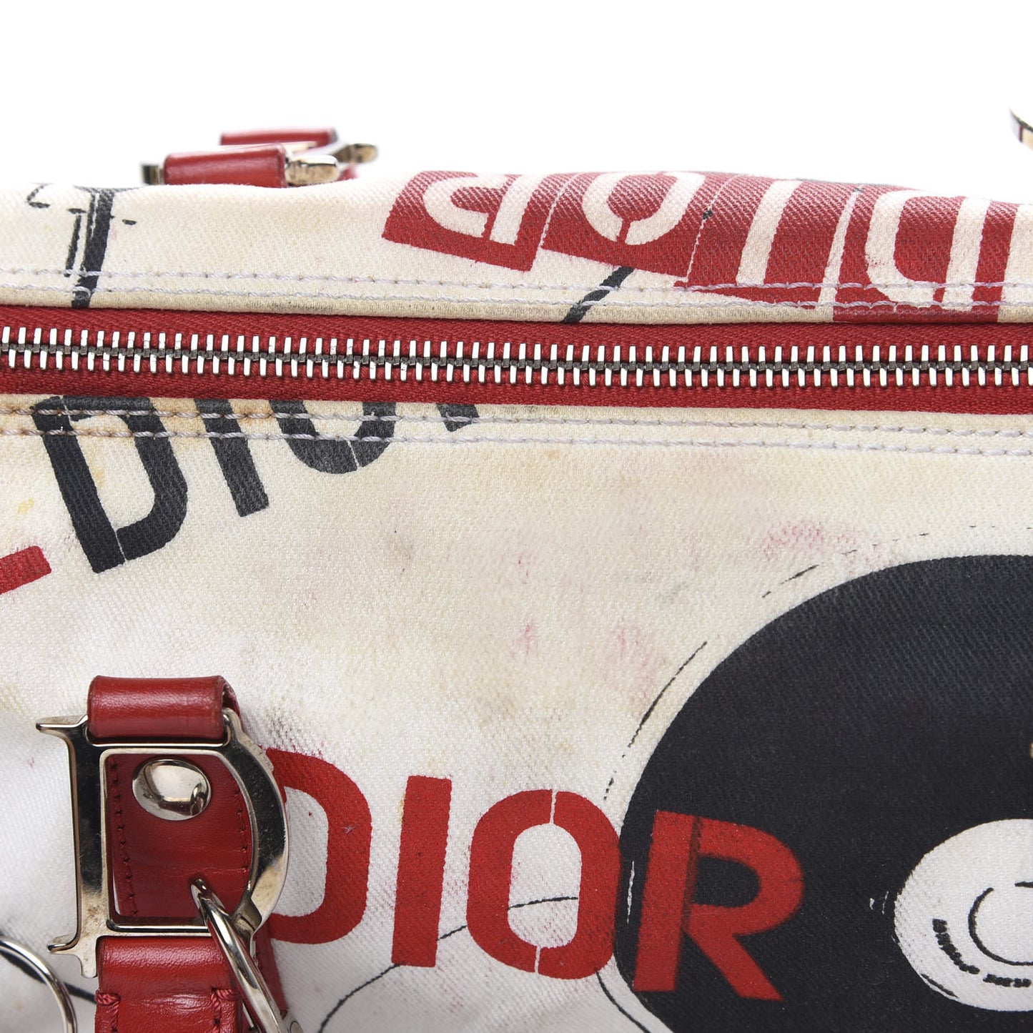 Canvas Hardcore Pierced Boston Black Red White