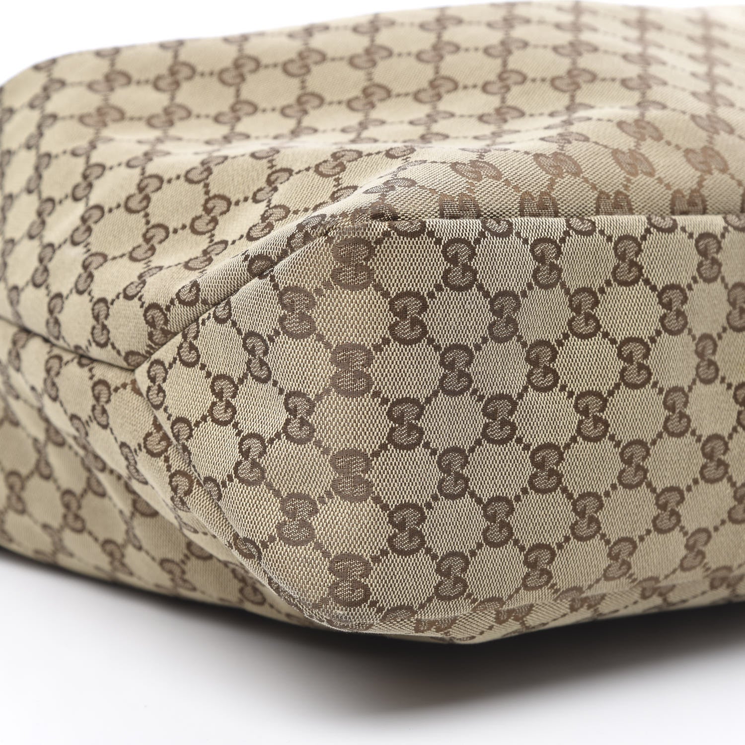Gucci Monogram Large Horsebit Chain Hobo Dark Brown 8 of 11