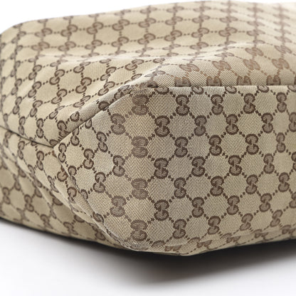Gucci Monogram Large Horsebit Chain Hobo Dark Brown 8 of 11