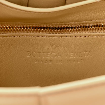 Bottega Veneta Lambskin Maxi Intreccio Padded Chain Cassette Crossbody Bag Almond 6 of 11