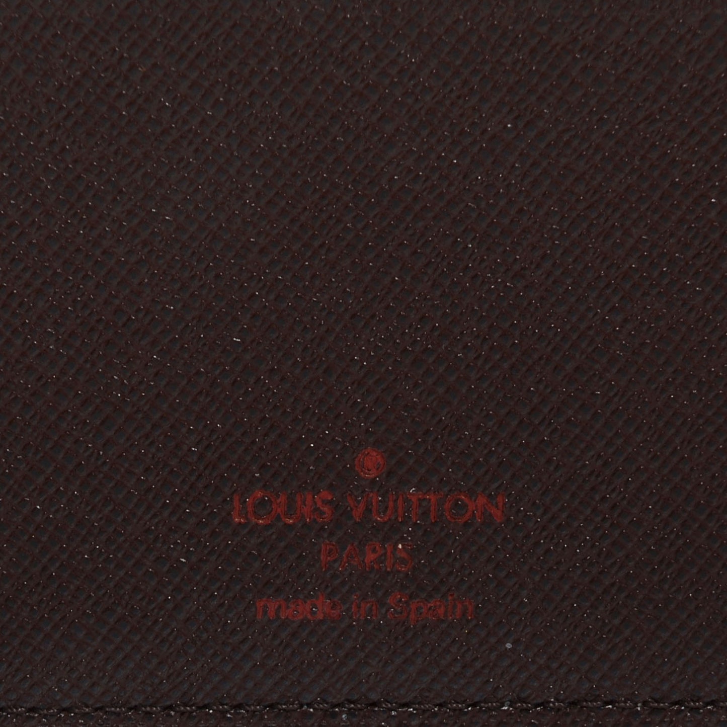 Damier Ebene Desk Agenda Cover