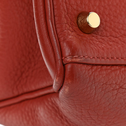 Hermes Togo Kelly Retourne 40 Rouge Venetian 10 of 17