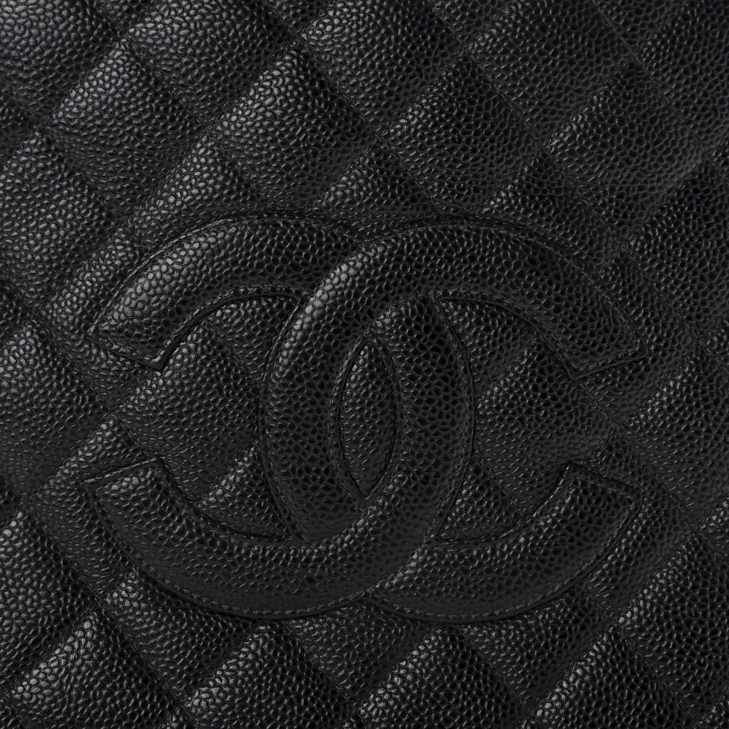 Caviar Quilted Grand Timeless Tote GTT Black