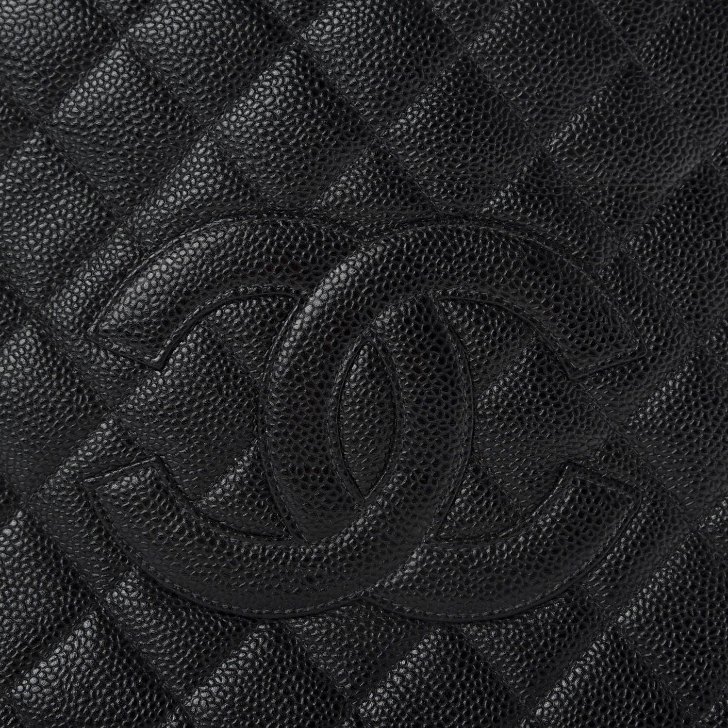 Chanel Caviar Quilted Grand Timeless Tote GTT Black 9 of 9