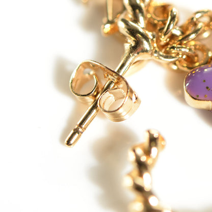 Louis Vuitton Sweet Monogram In My Heart Hoop Earrings Gold 4 of 4