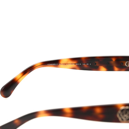 Chanel Acetate Charms Pearl Square Sunglasses 5479-A Tortoise 5 of 7