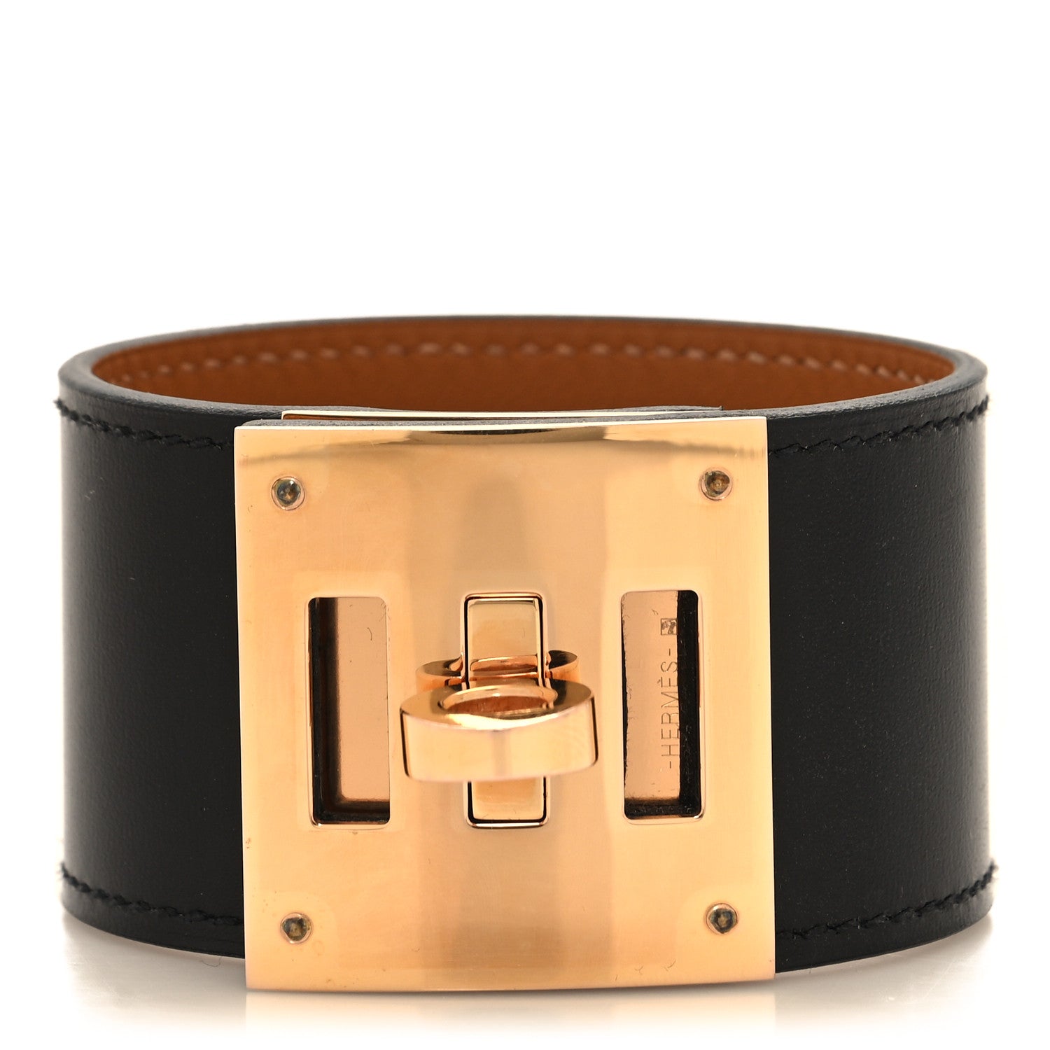 Hermes Box Kelly Dog Bracelet Black 1 of 5