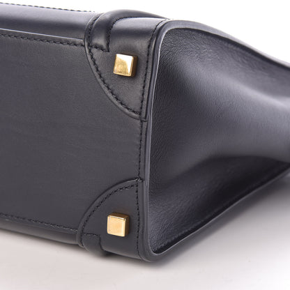 Celine Smooth Calfskin Micro Luggage Navy Blue 9 of 9